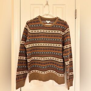 L.L. Bean Signature Multicolor Knit Sweater